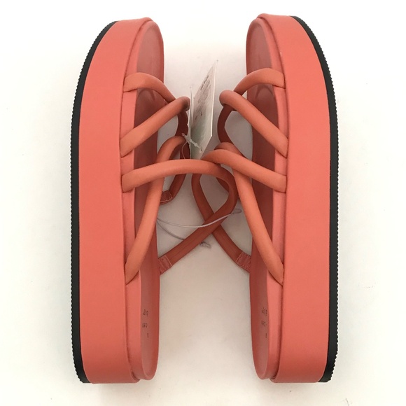 A NEW DAY Platform Heel Sandals Dory Strappy Sandals Orange Women’s Size 7 - Picture 10 of 16